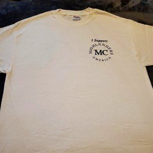 MOTORCYCLE CLUB T SHIRT - SIZE LARGE